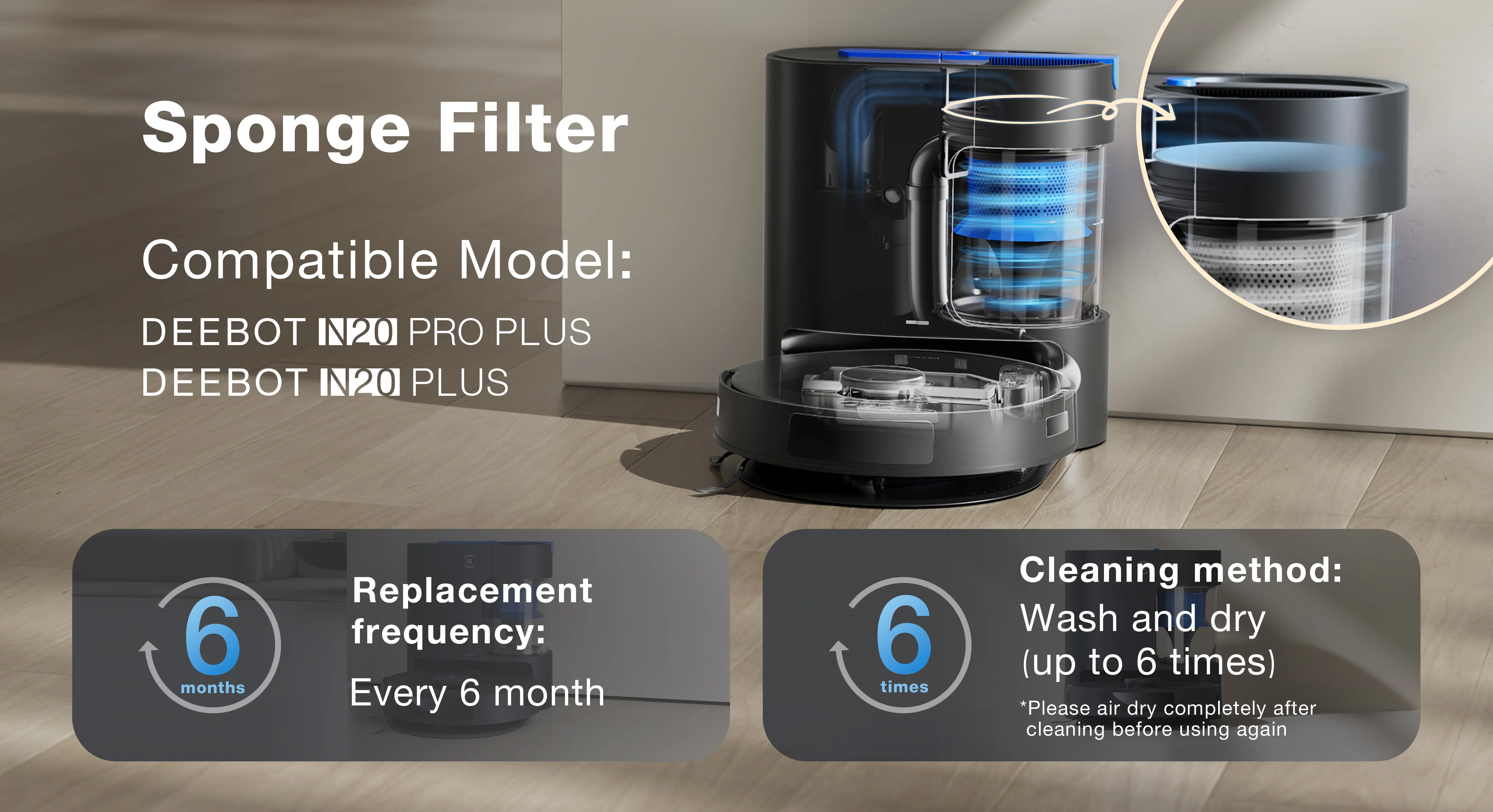 ECOVACS DEEBOT N20 PRO PLUS ロボット掃除機
